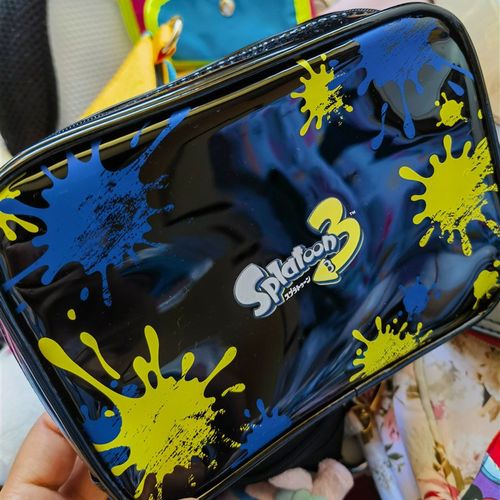 日单新款Splatoon3斯普拉遁收纳包化妆包防水周边创意笔袋流沙包