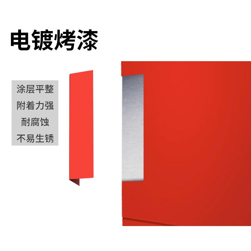灭火器箱空箱不锈钢烤漆支架2只装家用商场用4公斤灭火器专用箱