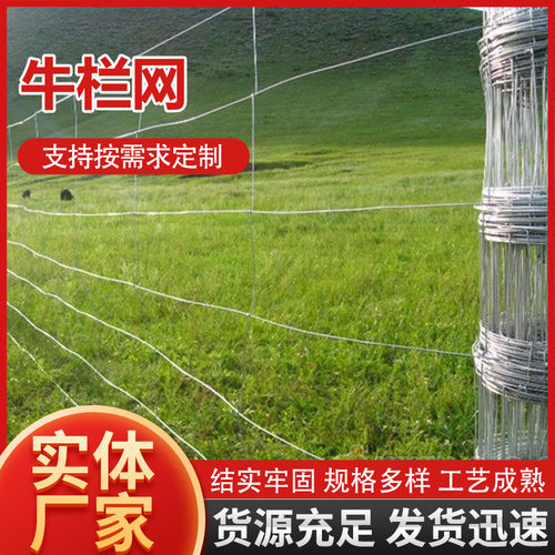 现货养殖围栏牛栏网果园围网草原圈地网防攀爬热镀锌鱼塘牛栏围网