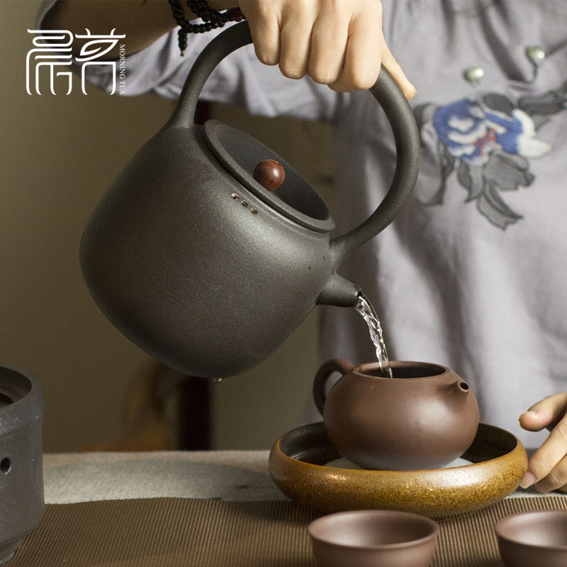 电陶炉煮茶器家用自动泡茶炉黑茶壶普洱白茶加热陶瓷烧水陶壶套装