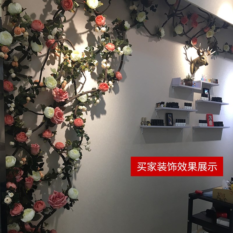 老树藤枯藤老山藤天然藤条玫瑰花藤花墙造景装饰材料吊花老藤树枝