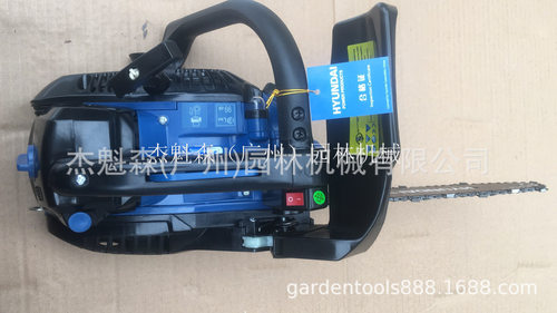 现代S320/S400/S450单手小油锯园林伐木锯汽油修枝锯