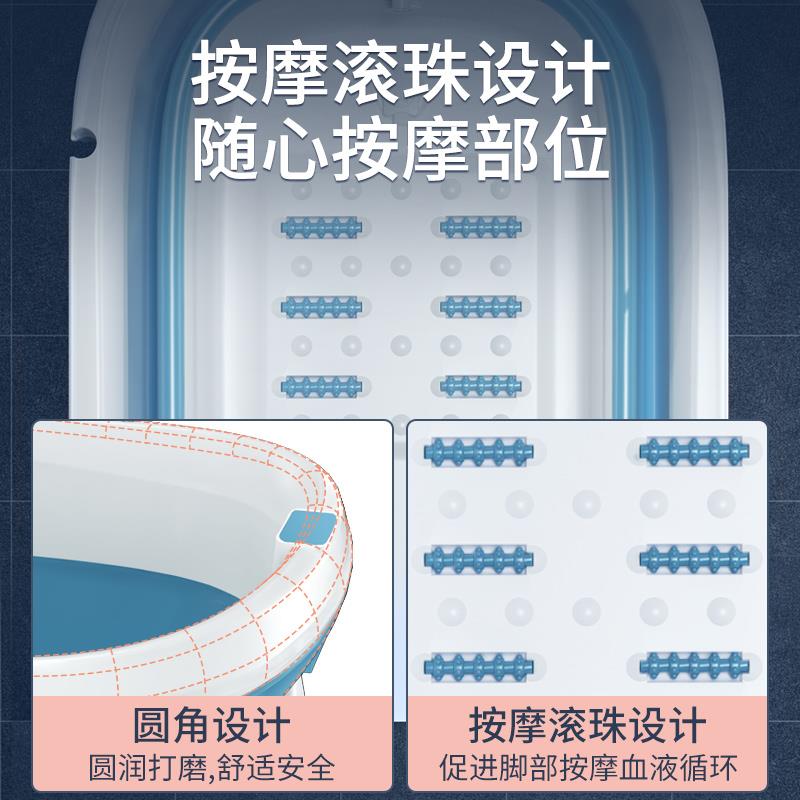 家用沐浴儿童澡盆泡澡桶大人可折叠浴缸全身成人洗澡大号加厚浴桶
