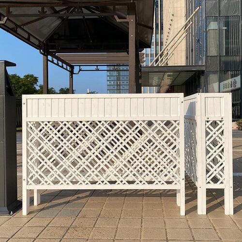 防腐木栅栏围栏庭院花园绿植户外室外篱笆室内餐厅隔断实立式花架