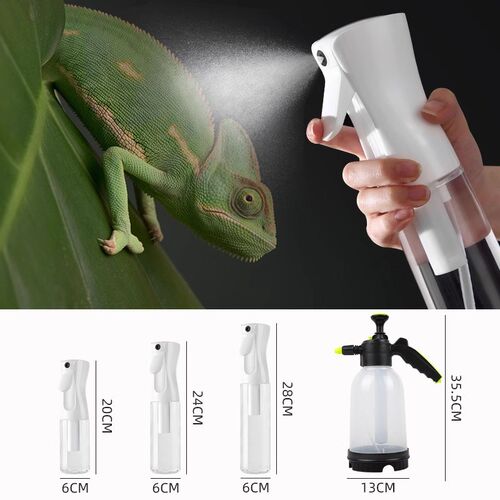 爬宠增压纳米喷雾瓶加湿器角蛙陆龟蜥蜴寄居蟹饲养箱爬虫连续喷水