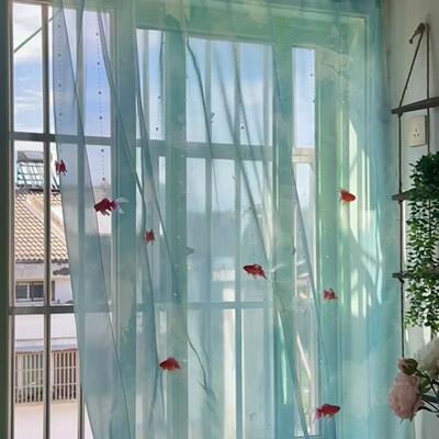 成品金鱼门帘珠链infp梦核亚克力房间卧室隔断窗帘少女心梦幻礼物