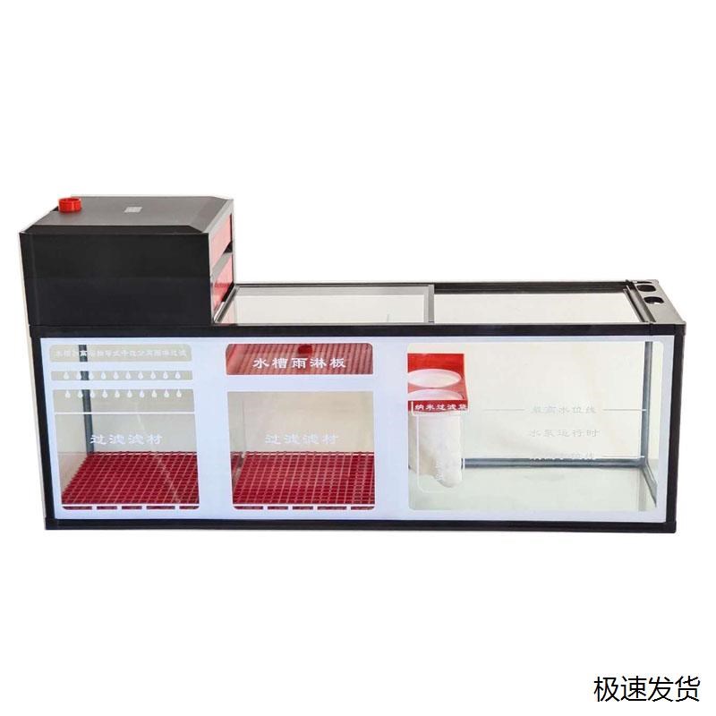 鱼缸下滤底缸过滤箱下过滤底滤槽过滤缸底滤缸溪流过滤系统过滤槽