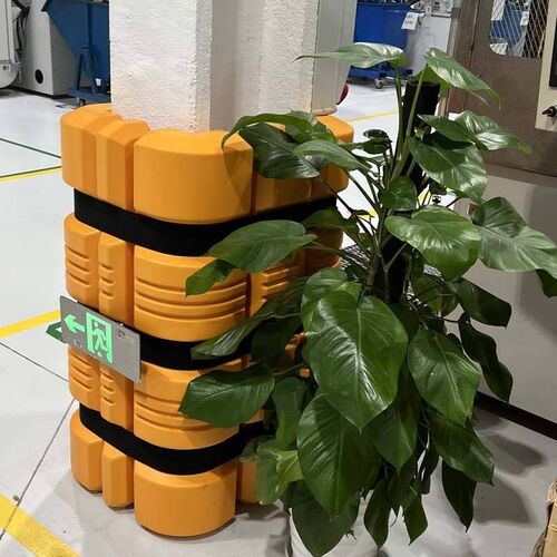 电线杆圆柱型安全防撞护柱 仓库C停车场水泥钢柱四方柱弹性防撞桶