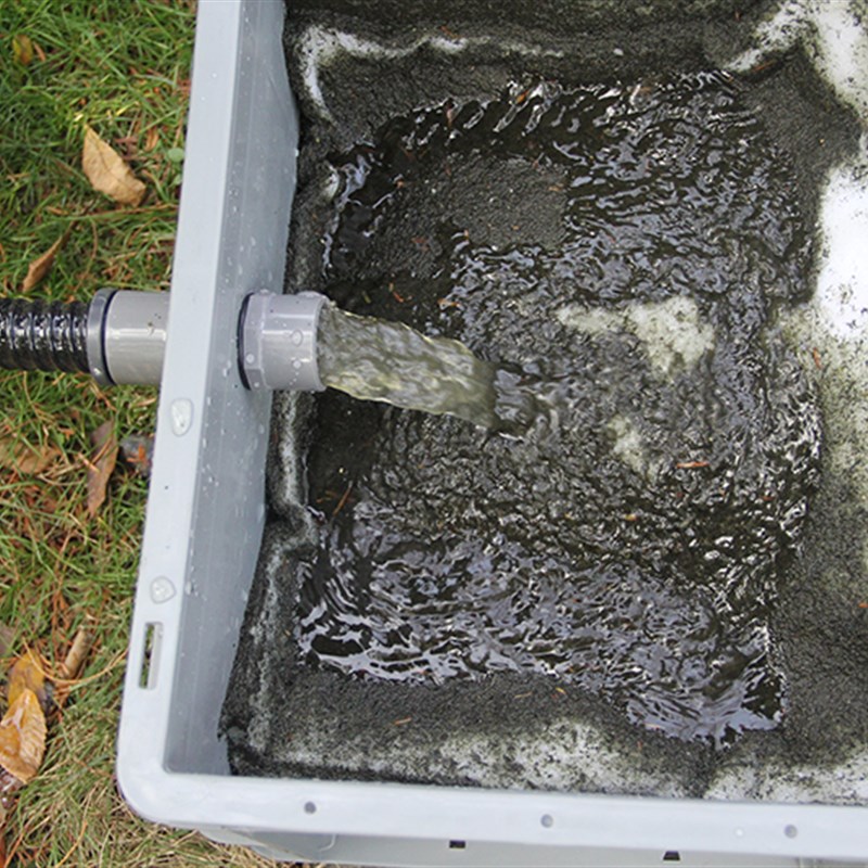 锦鲤鱼池过滤箱吸污机清理设备过滤器底部吸污器泳池水下吸沉淀物