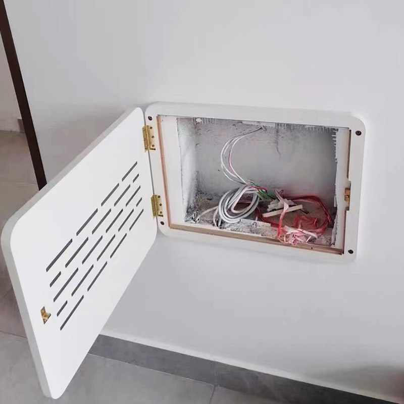 弱电箱装饰遮挡箱北欧配电表画免打孔多媒体创意光纤网络线盒定制