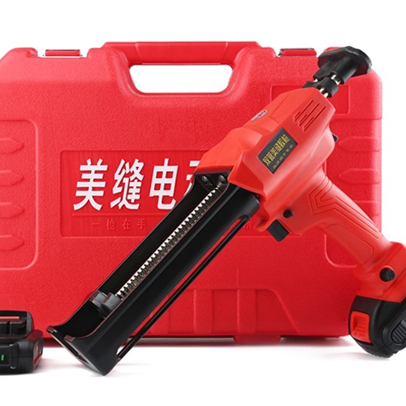 电动美缝胶枪瓷砖地砖美缝剂施工工具全套自动打胶枪电动美缝工具