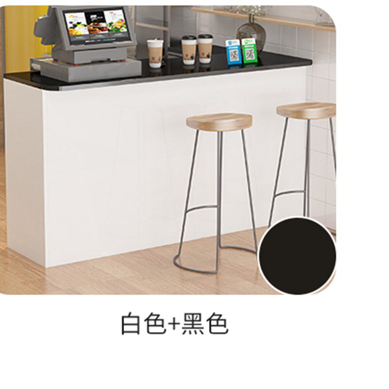实木吧台收银台厨房玄关隔断柜多功能餐边柜双面小户型靠墙高脚桌
