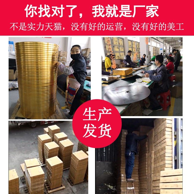餐桌圆桌子钢化玻璃转盘加热电磁炉火锅电动自动一体家用旋转圆盘