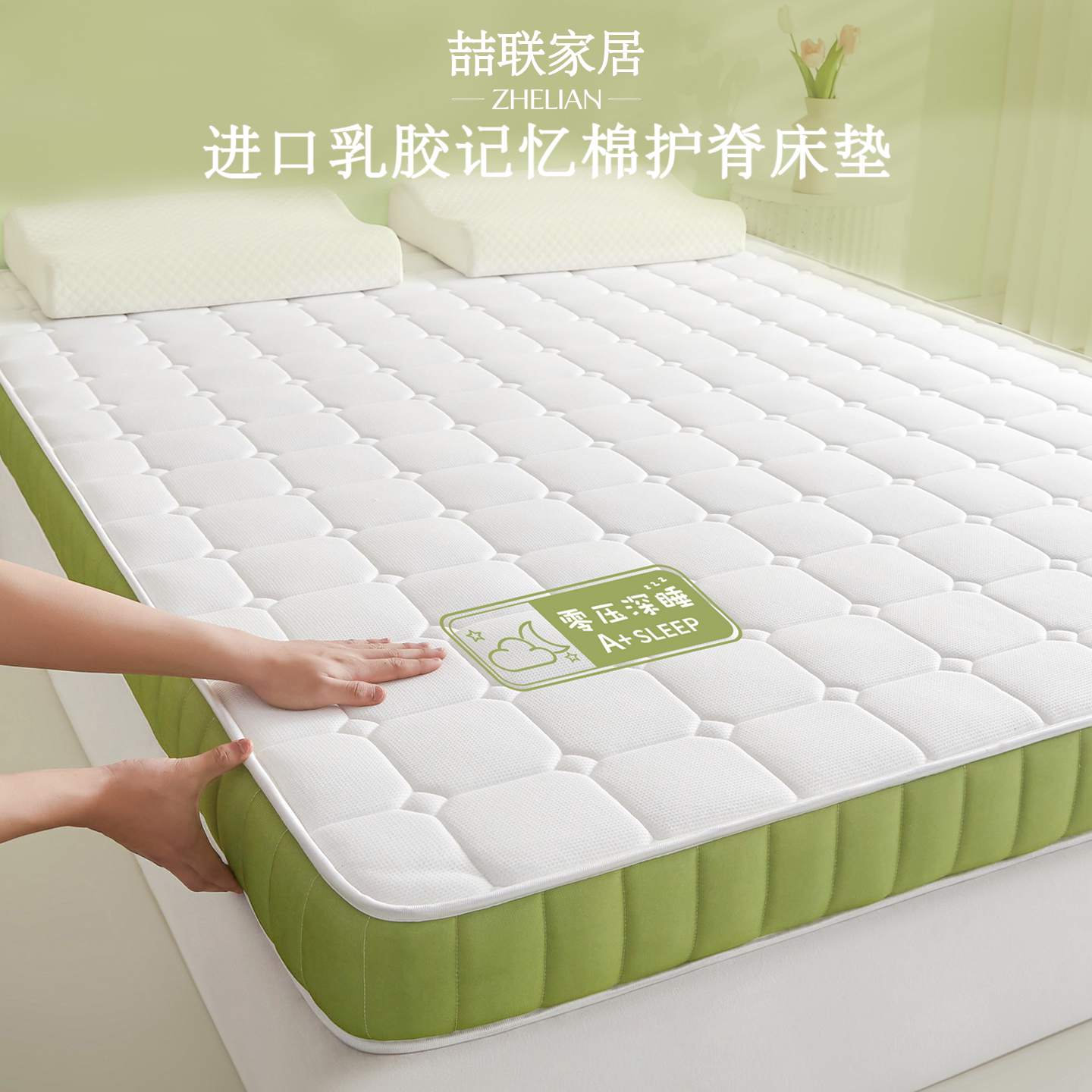 进口乳胶记忆棉床垫2027新款家用卧室榻榻米床垫学生宿舍单人软垫