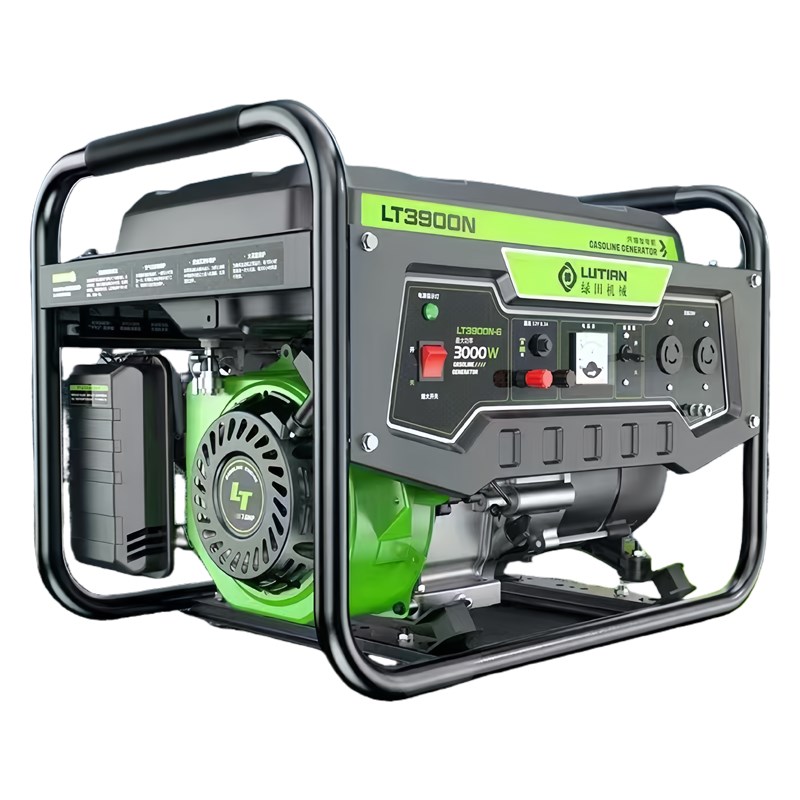 绿田汽油发电机3kw/5/6/7千瓦家用商用单相220v户外工程施工功率