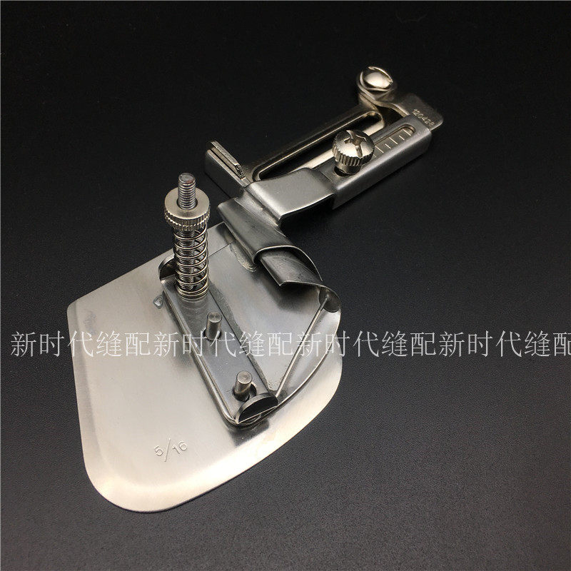 工业缝纫机包边器平车包松紧带橡筋卷边拉筒卷边器袖口下摆松紧带