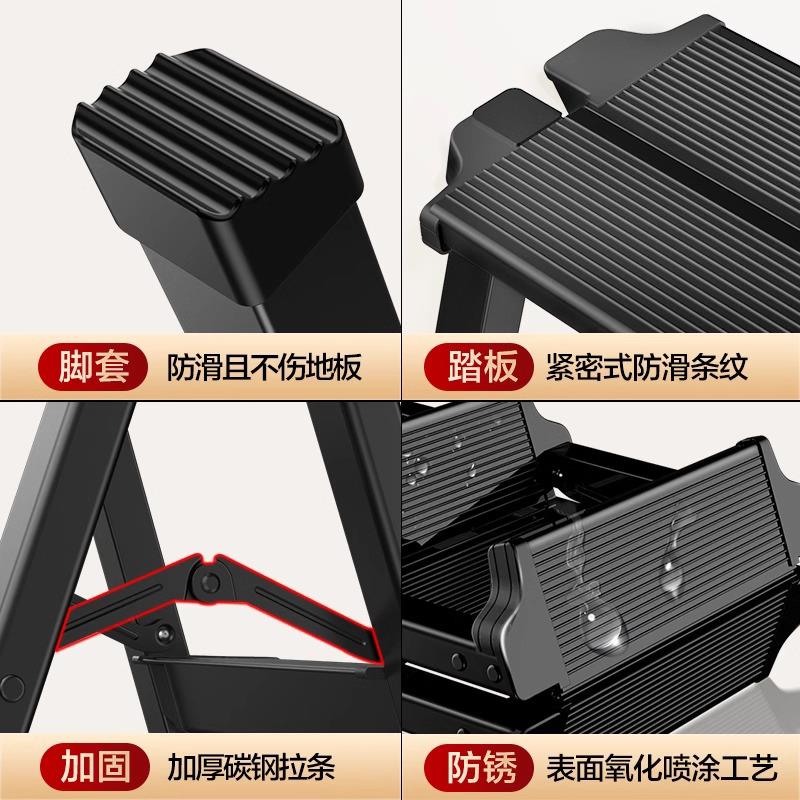 铝合金小梯凳家用两步人字梯子折叠凳子两用楼梯二洗车脚踏步台阶