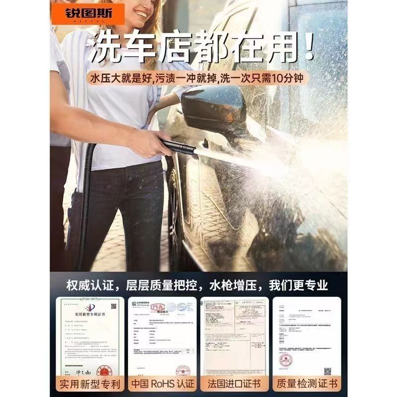 高压洗车水枪家用神器增压加压力家用水枪冲车喷头浇花刷车伸缩管