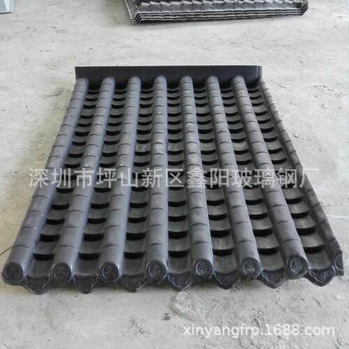 厂家供应玻璃钢仿古瓦古建瓦园林装饰防古装饰瓦定制