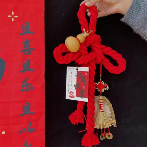 万装饰中国结字节2025春新风结小挂件氛围感红绳年新挂饰国潮年