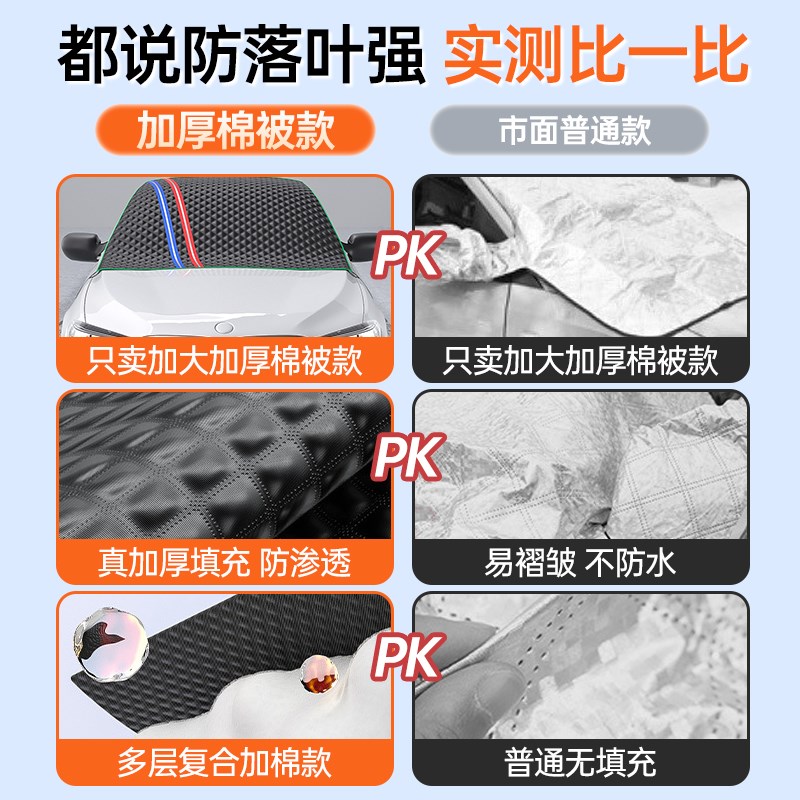 刷鑫宝汽车前挡风防落叶玻璃雨槽防鸟屎树叶神器后备箱落叶挡车罩