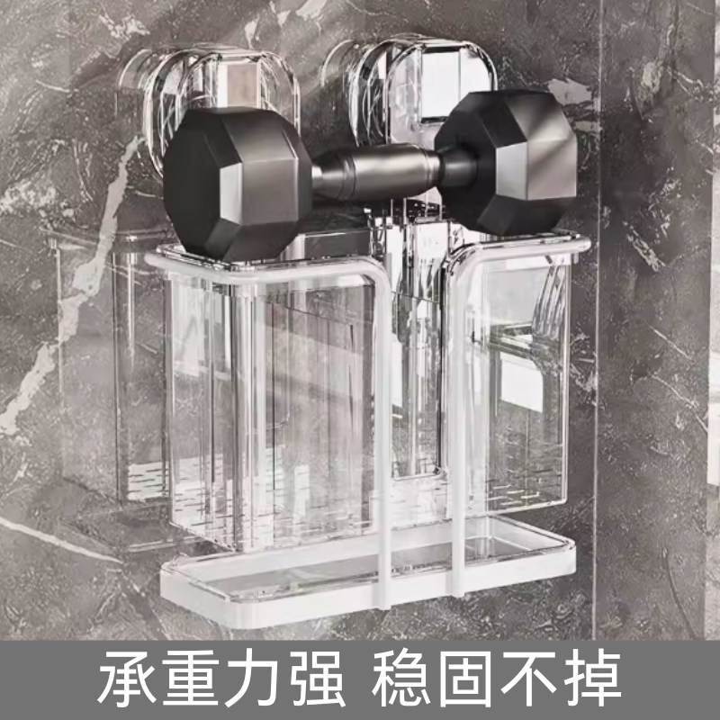 吸盘收纳 通风沥水】筷子收纳盒免打孔壁挂厨房家用置物沥水筒