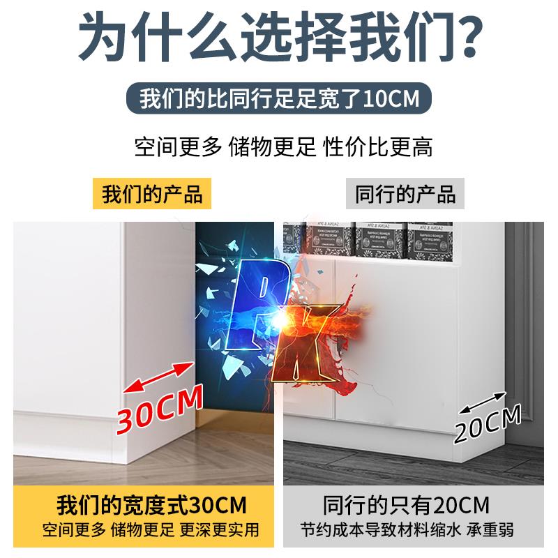 玻璃展示柜带锁商用玻璃门货柜礼品柜化妆品产品展柜美容院柜子