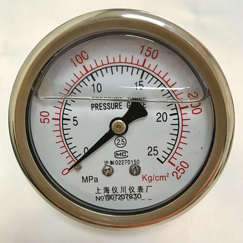 /5 x1压力mpa25612式14 耐震压力表径.螺纹m向 轴 直250gk cmmm