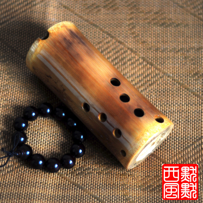 竹埙 精品档十孔竹埙 调式可定制 默默西风音乐铺
