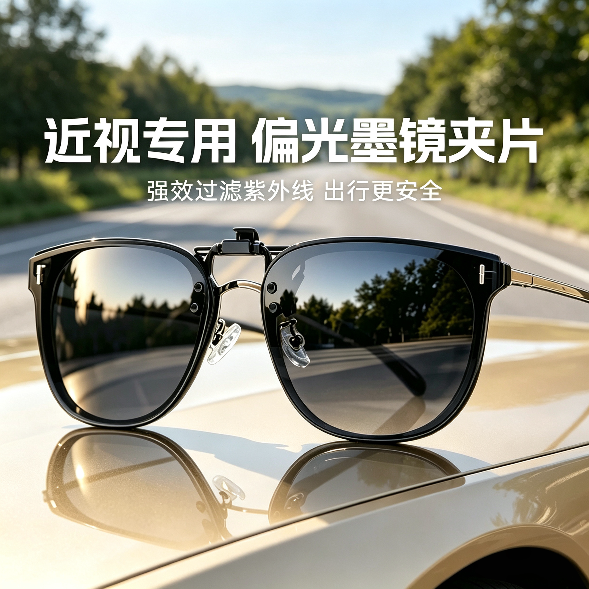 YISEESUM偏光太阳镜夹片防紫外线