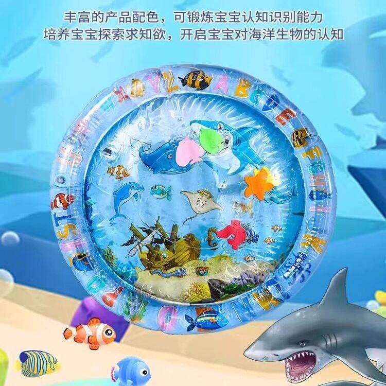 拍拍水凉垫婴幼儿爬爬垫家用大号加厚地垫儿童宝宝学爬行垫脚踩玩