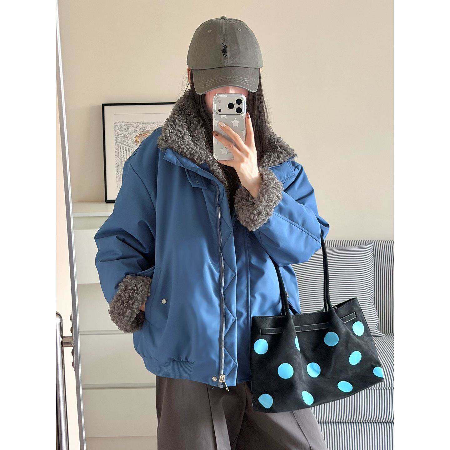 双面穿2026棉服女短款冬季新款加厚显瘦韩版学生棉袄棉衣外套
