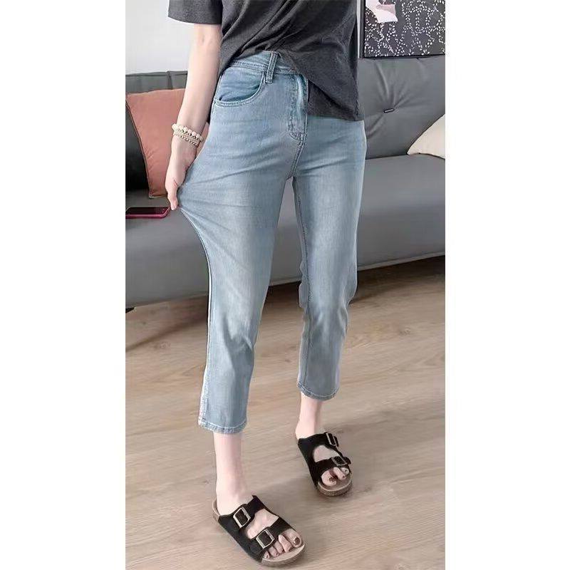 萝卜哈伦牛仔裤女裤子潮流宽松