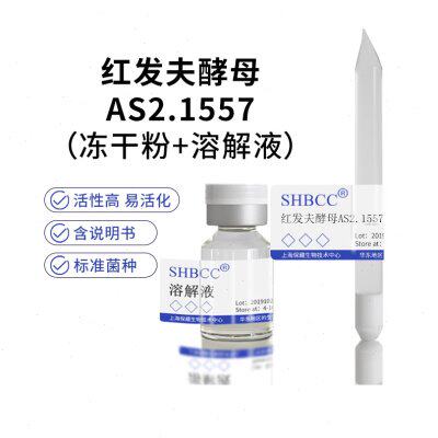 红发夫酵母AS2.1557产虾青素YM琼脂培养基低温培养红色菌落二代菌