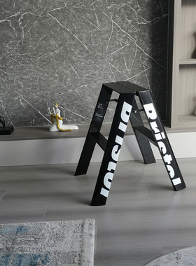 Bristol联名梯子长谷家庭用加厚加粗折叠铝合金人字梯网红小楼梯