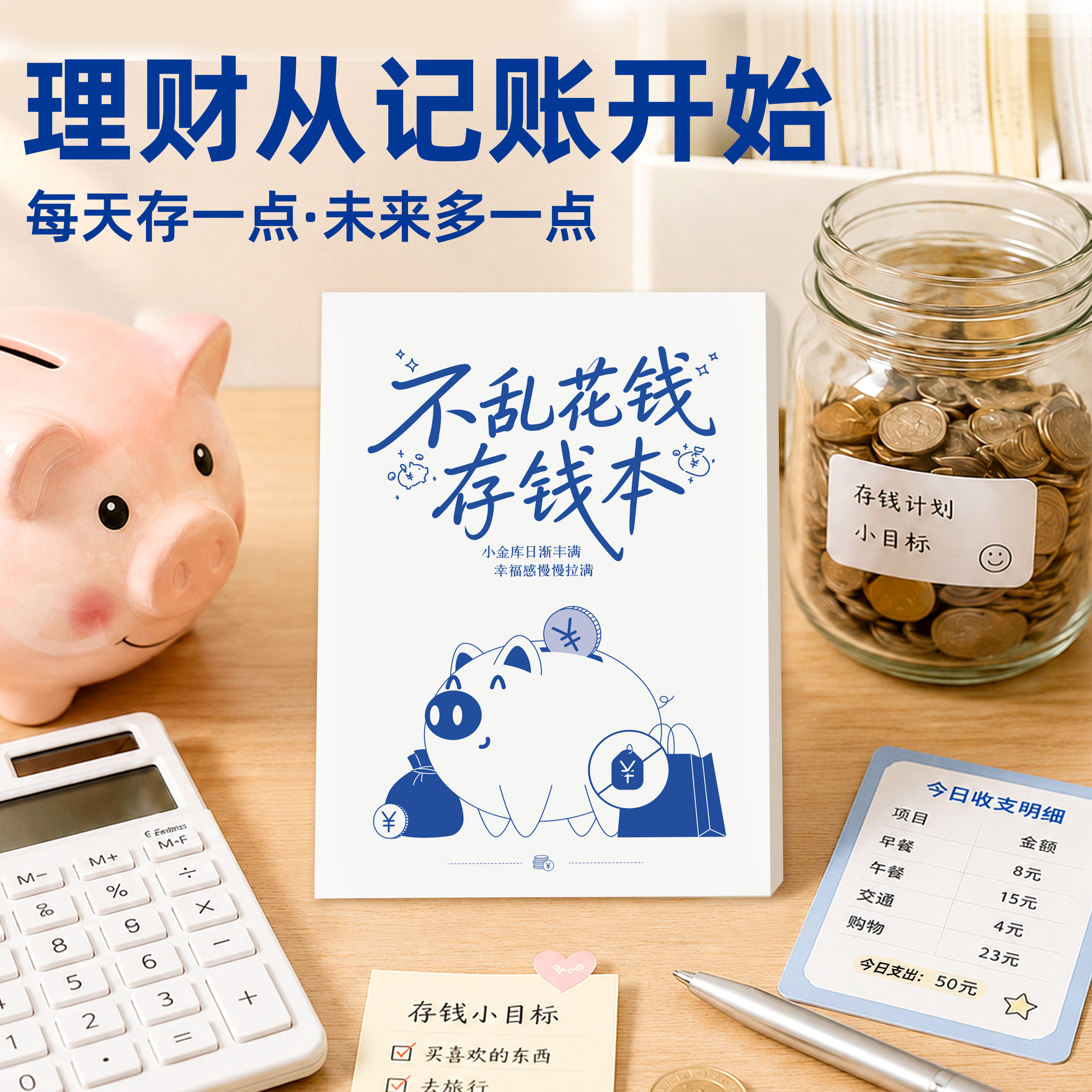 不乱花钱本便携随记记账本