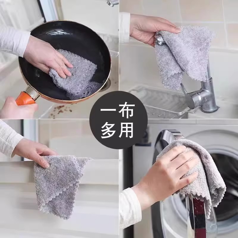钢丝洗碗布油钢丝球抹布厨房专用金属丝清洁布双面银丝仿刚丝图片