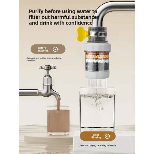 水龙头防溅头扩展器过滤器通用家用通用自来水淋浴厨房神器助推器