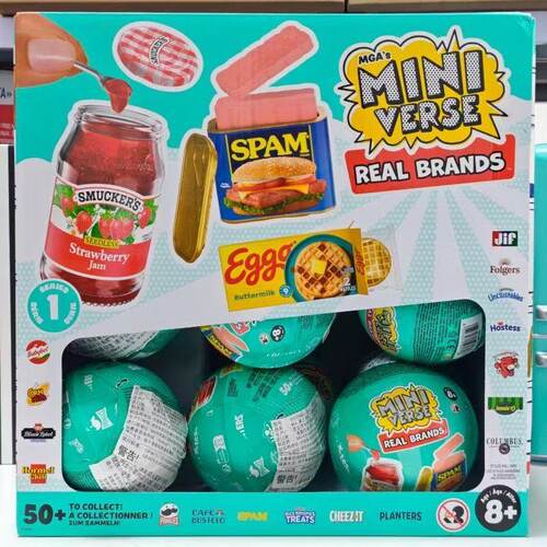Miniverse迷你超市系列盲球零食迷你玩具摆件