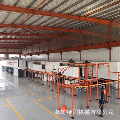 式自动喷塑悬水线静电粉