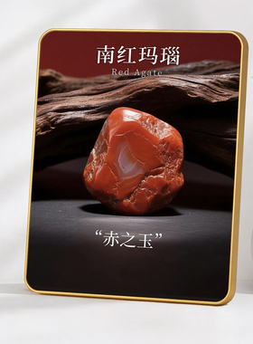 南红玛瑙珠宝门店科普展示摆件
