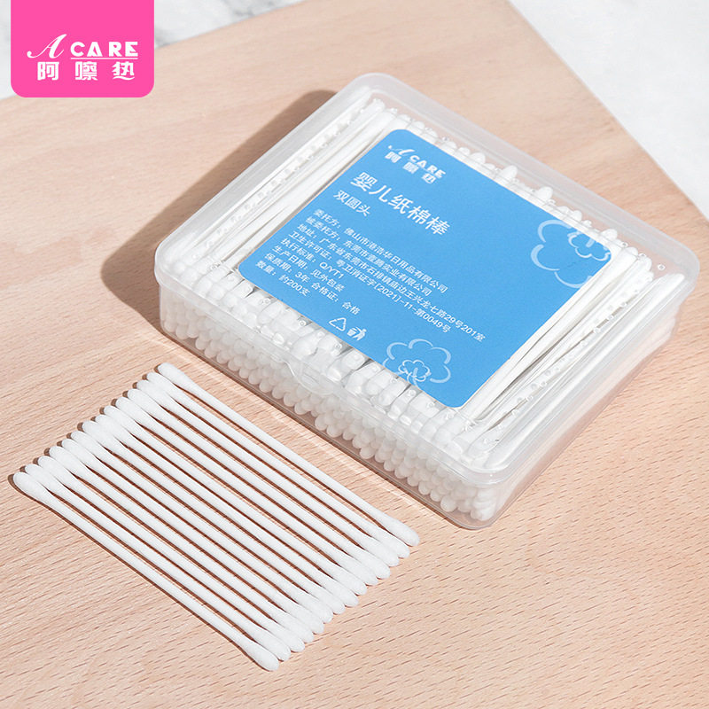 棉签/婴儿B1zzn001-棉签掏耳朵小头棉棒家用双头棉签清理耳朵工具图片
