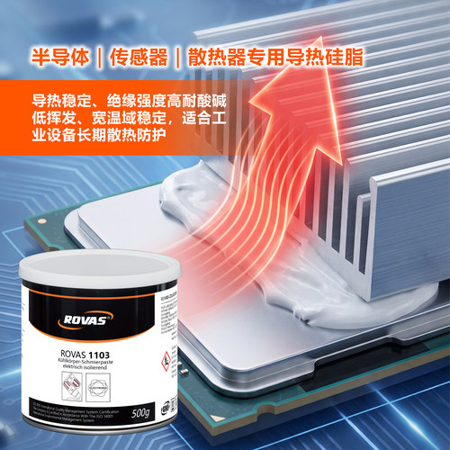 1103 导热硅脂 散热膏 电绝缘 CPU二极管晶体管散热器专用