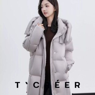 T`CREER｜【锦念涟涟】冬季高端大气廓形时尚舒适保暖羽绒服女