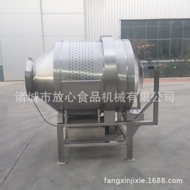 栗子去毛滚筒清洗机多功能不锈钢滚筒清洗机栗子清洗烘烤流水线