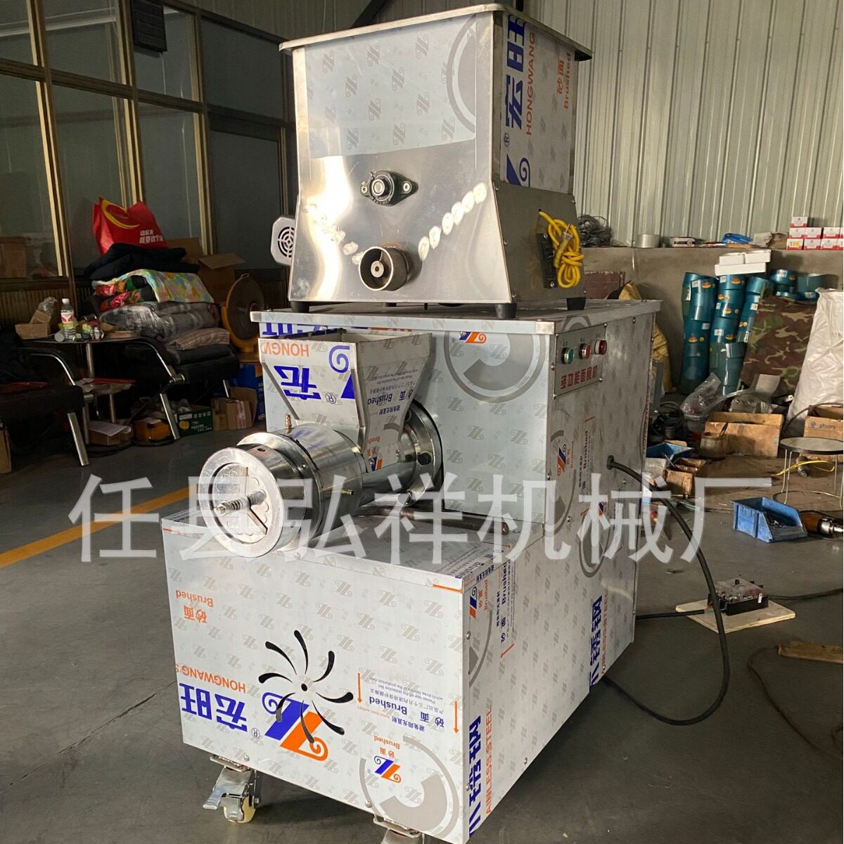 商用螺丝面机海螺面贝壳面空心面空心管130型号面食机果蔬面