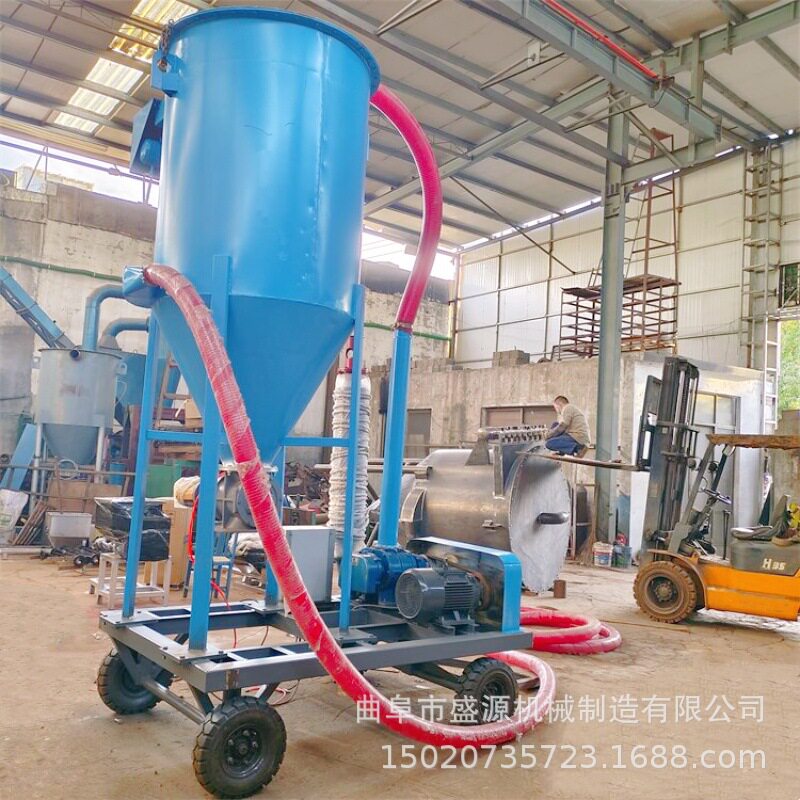 盛源多功率负压输送吸灰机粉煤灰水泥矿石粉库房气力输送机自吸