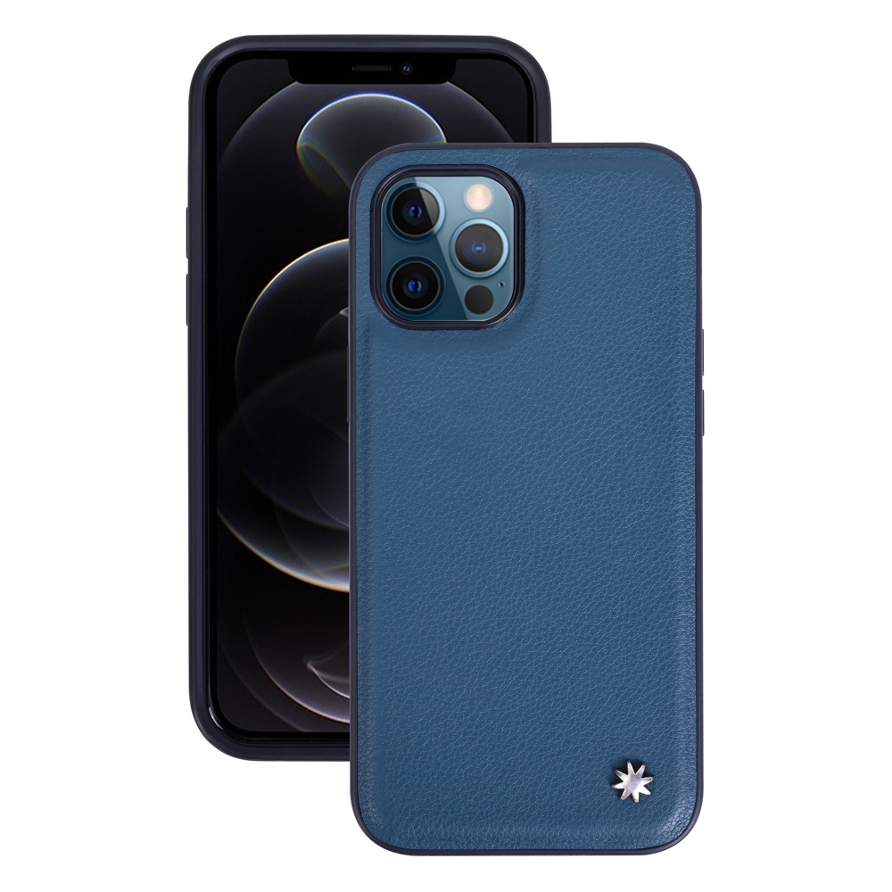 适用于iphone12pro手机套真皮商务苹果12promax皮套牛皮新款简约手机