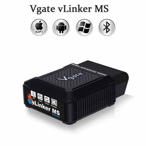 Vgate vLinker MS OBD2汽车发动机故障检测仪诊断仪ELM327