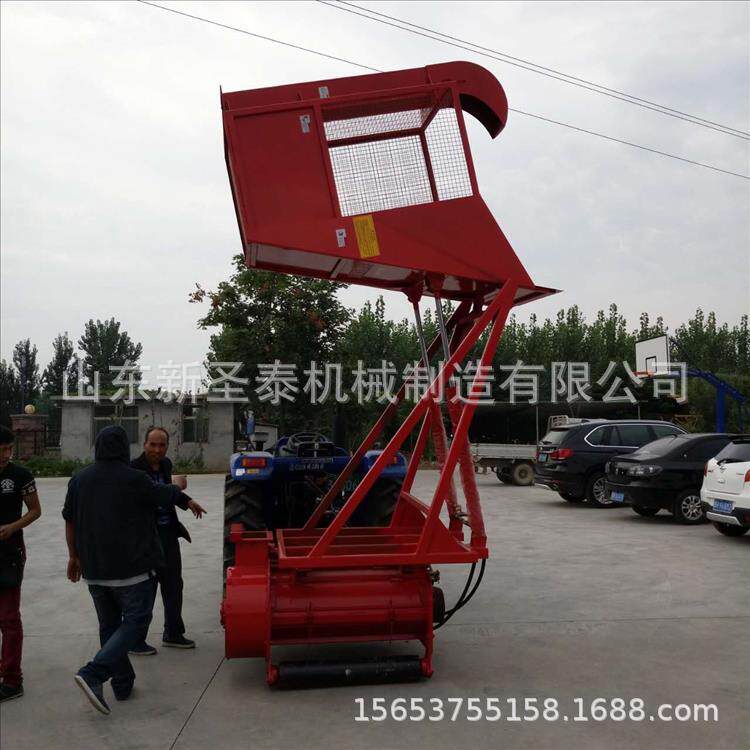 山东玉米秸秆青储回收机小四轮前挂秸秆青储机